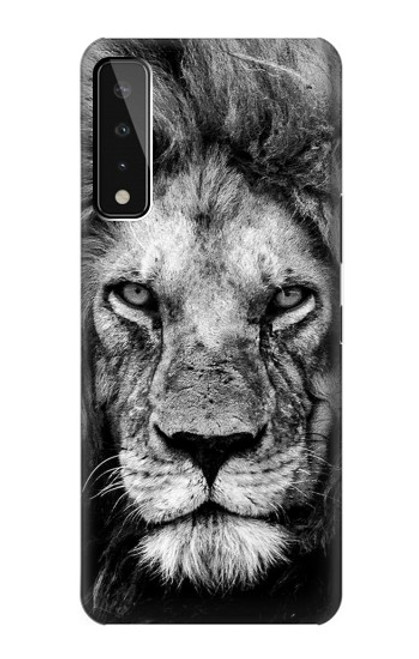 W3372 Lion Face Hard Case and Leather Flip Case For LG Stylo 7 4G