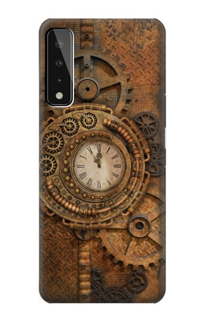 W3401 Clock Gear Steampunk Hard Case and Leather Flip Case For LG Stylo 7 4G