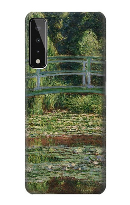 W3674 Claude Monet Footbridge and Water Lily Pool Hard Case and Leather Flip Case For LG Stylo 7 4G