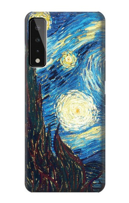 W0582 Van Gogh Starry Nights Hard Case and Leather Flip Case For LG Stylo 7 5G