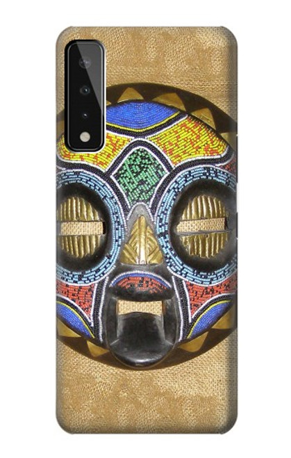 W0965 African Baluba Mask Hard Case and Leather Flip Case For LG Stylo 7 5G