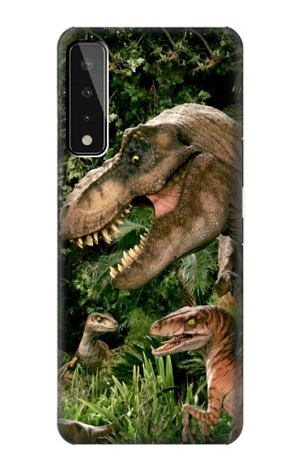 W1452 Trex Raptor Dinosaur Hard Case and Leather Flip Case For LG Stylo 7 5G