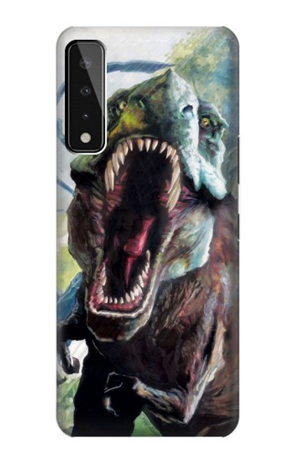 W1453 Trex Tyrannosaurus Rex Dinosaur Hard Case and Leather Flip Case For LG Stylo 7 5G