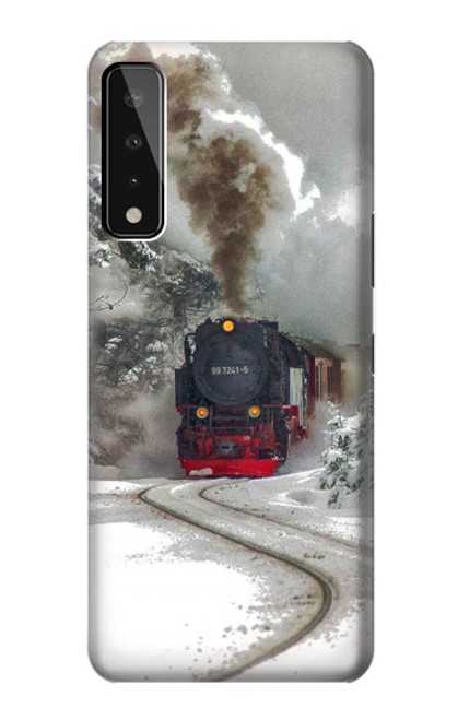 W1509 Steam Train Hard Case and Leather Flip Case For LG Stylo 7 5G