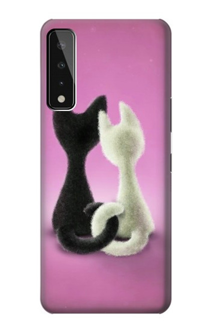 W1832 Love Cat Hard Case and Leather Flip Case For LG Stylo 7 5G