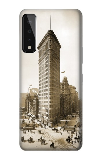 W3046 Old New York Flatiron Building Hard Case and Leather Flip Case For LG Stylo 7 5G