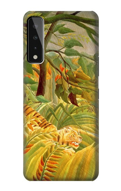 W3344 Henri Rousseau Tiger in a Tropical Storm Hard Case and Leather Flip Case For LG Stylo 7 5G