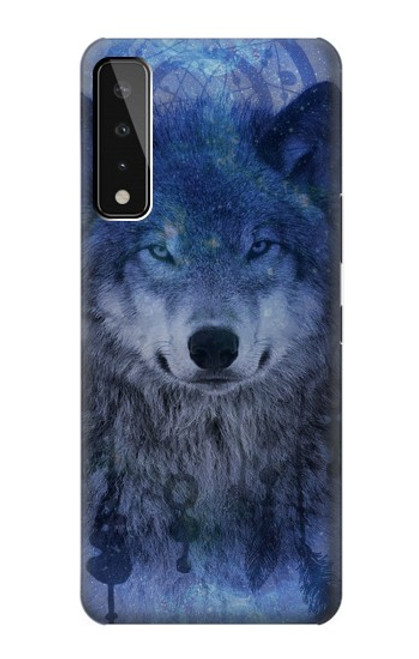 W3410 Wolf Dream Catcher Hard Case and Leather Flip Case For LG Stylo 7 5G