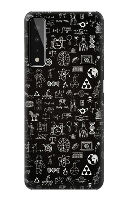 W3426 Blackboard Science Hard Case and Leather Flip Case For LG Stylo 7 5G