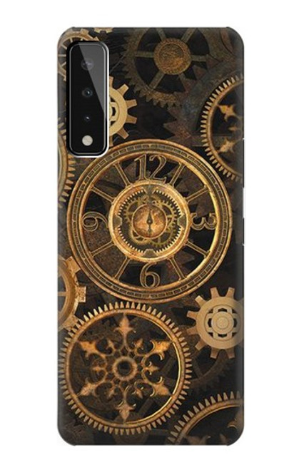 W3442 Clock Gear Hard Case and Leather Flip Case For LG Stylo 7 5G