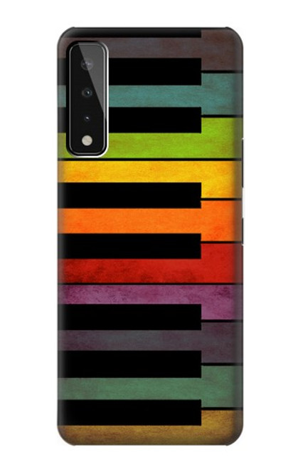 W3451 Colorful Piano Hard Case and Leather Flip Case For LG Stylo 7 5G