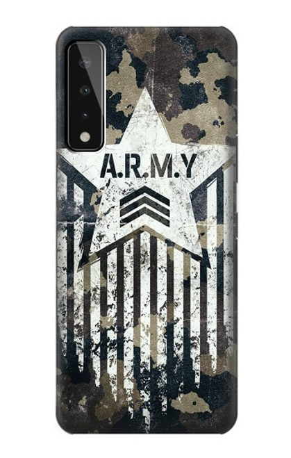 W3666 Army Camo Camouflage Hard Case and Leather Flip Case For LG Stylo 7 5G
