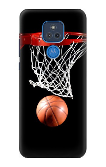 W0066 Basketball Hard Case and Leather Flip Case For Motorola Moto G Play (2021)