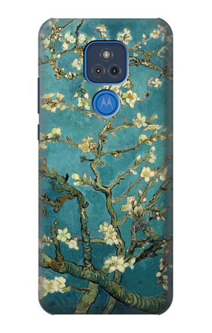 W0842 Blossoming Almond Tree Van Gogh Hard Case and Leather Flip Case For Motorola Moto G Play (2021)