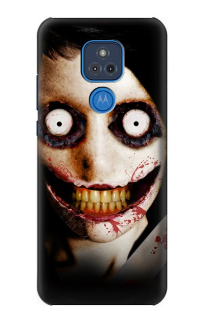 W1344 Jeff the Killer Hard Case and Leather Flip Case For Motorola Moto G Play (2021)