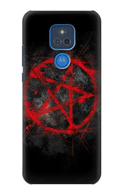 W2557 Pentagram Hard Case and Leather Flip Case For Motorola Moto G Play (2021)