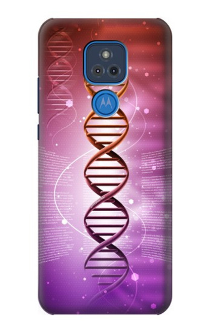 W2573 Dna Genetic Code Hard Case and Leather Flip Case For Motorola Moto G Play (2021)