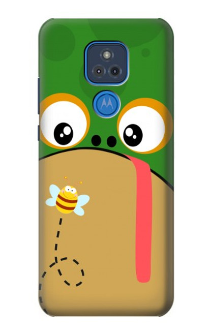 W2765 Frog Bee Cute Cartoon Hard Case and Leather Flip Case For Motorola Moto G Play (2021)