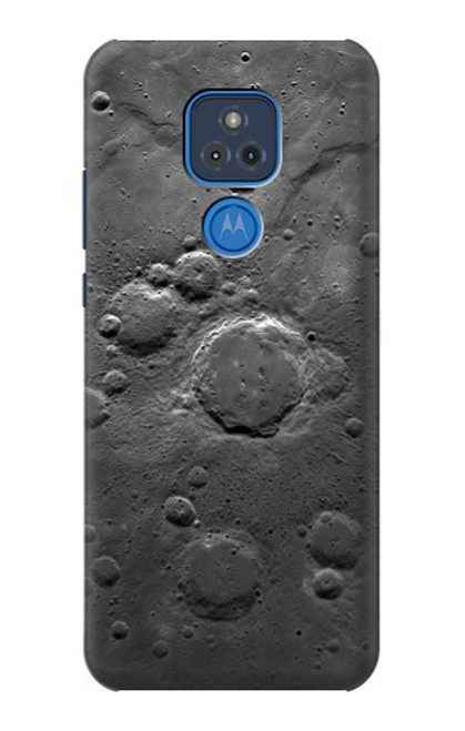 W2946 Moon Surface Hard Case and Leather Flip Case For Motorola Moto G Play (2021)