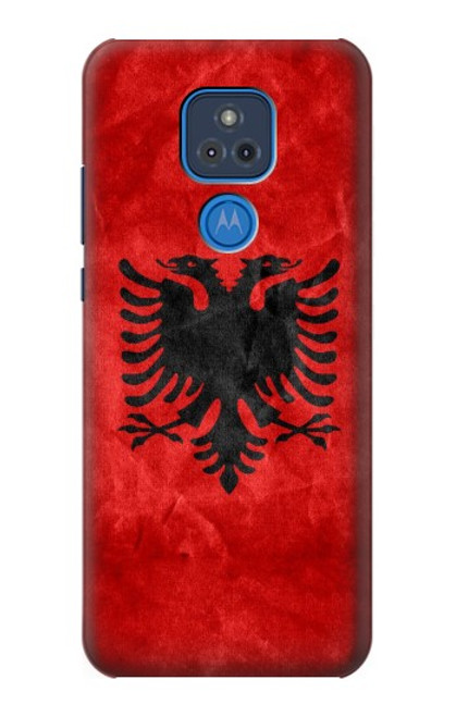 W2982 Albania Football Soccer Hard Case and Leather Flip Case For Motorola Moto G Play (2021)