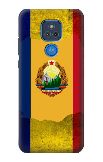 W3021 Romania Flag Hard Case and Leather Flip Case For Motorola Moto G Play (2021)