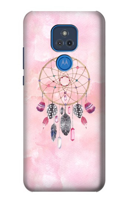 W3094 Dreamcatcher Watercolor Painting Hard Case and Leather Flip Case For Motorola Moto G Play (2021)