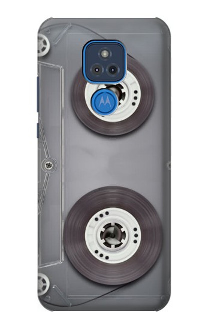 W3159 Cassette Tape Hard Case and Leather Flip Case For Motorola Moto G Play (2021)