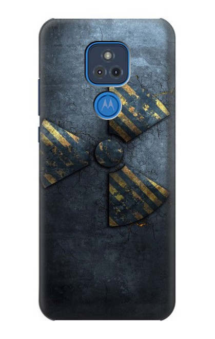 W3438 Danger Radioactive Hard Case and Leather Flip Case For Motorola Moto G Play (2021)