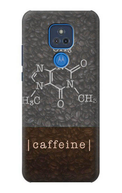 W3475 Caffeine Molecular Hard Case and Leather Flip Case For Motorola Moto G Play (2021)