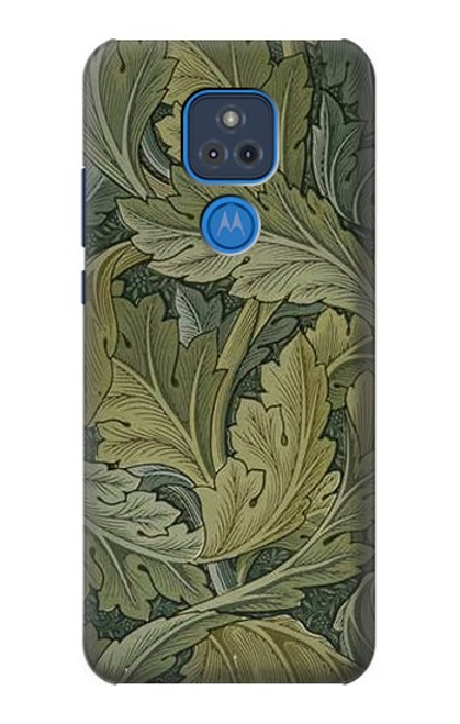 W3790 William Morris Acanthus Leaves Hard Case and Leather Flip Case For Motorola Moto G Play (2021)