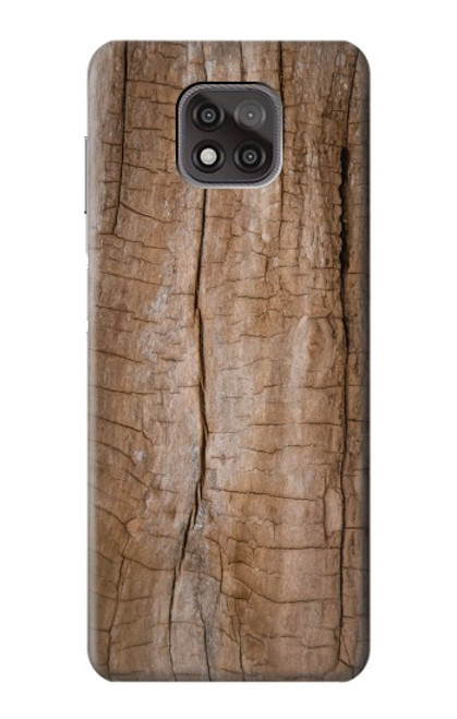 W0599 Wood Graphic Printed Hard Case and Leather Flip Case For Motorola Moto G Power (2021)