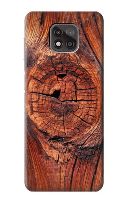 W0603 Wood Graphic Printed Hard Case and Leather Flip Case For Motorola Moto G Power (2021)