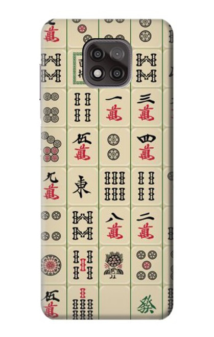 W0802 Mahjong Hard Case and Leather Flip Case For Motorola Moto G Power (2021)