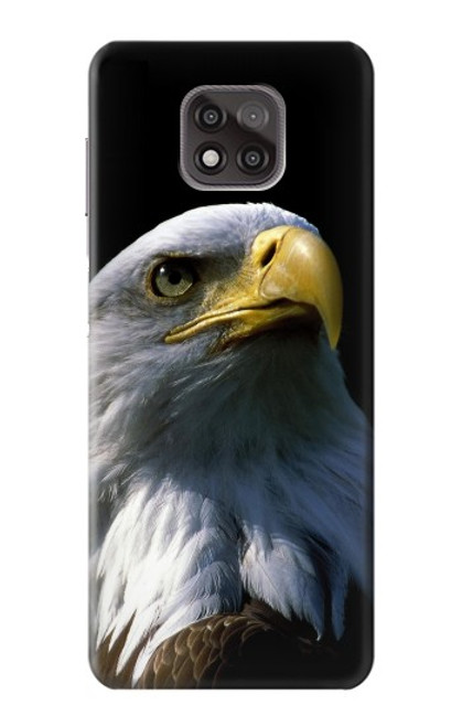 W2046 Bald Eagle Hard Case and Leather Flip Case For Motorola Moto G Power (2021)