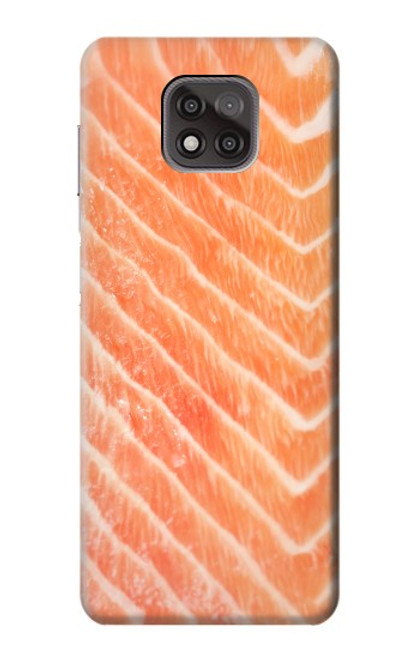 W2700 Salmon Fish Graphic Hard Case and Leather Flip Case For Motorola Moto G Power (2021)