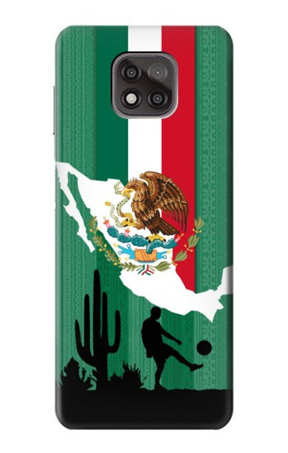 W2994 Mexico Football Soccer Hard Case and Leather Flip Case For Motorola Moto G Power (2021)