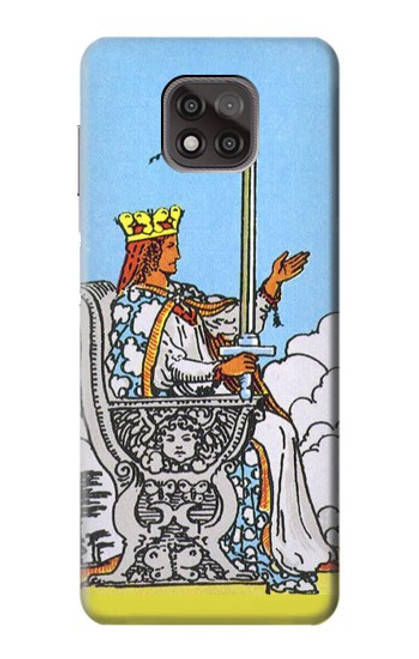 W3068 Tarot Card Queen of Swords Hard Case and Leather Flip Case For Motorola Moto G Power (2021)