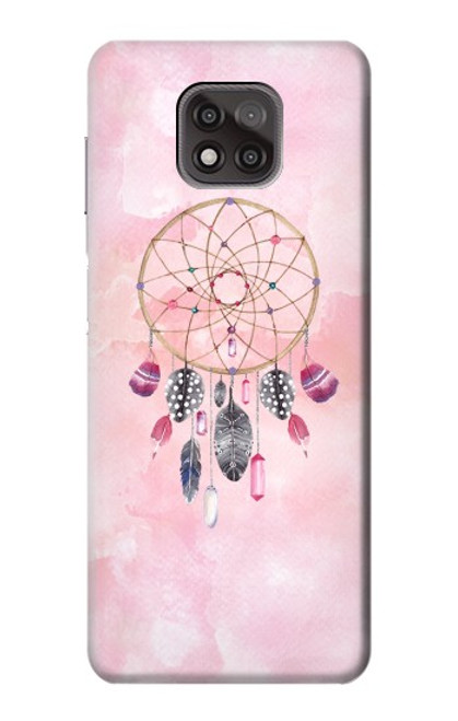 W3094 Dreamcatcher Watercolor Painting Hard Case and Leather Flip Case For Motorola Moto G Power (2021)