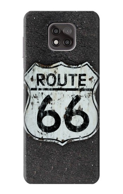 W3207 Route 66 Sign Hard Case and Leather Flip Case For Motorola Moto G Power (2021)