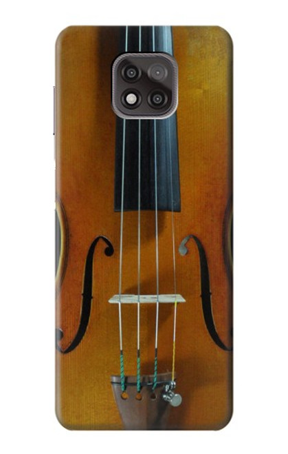 W3234 Violin Hard Case and Leather Flip Case For Motorola Moto G Power (2021)