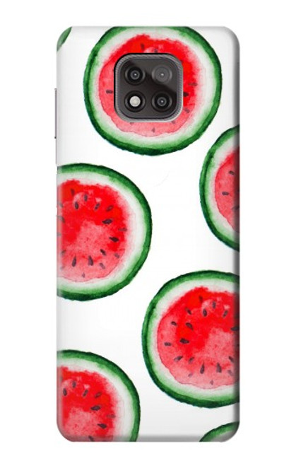 W3236 Watermelon Pattern Hard Case and Leather Flip Case For Motorola Moto G Power (2021)