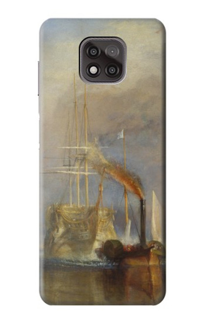 W3338 J. M. W. Turner The Fighting Temeraire Hard Case and Leather Flip Case For Motorola Moto G Power (2021)