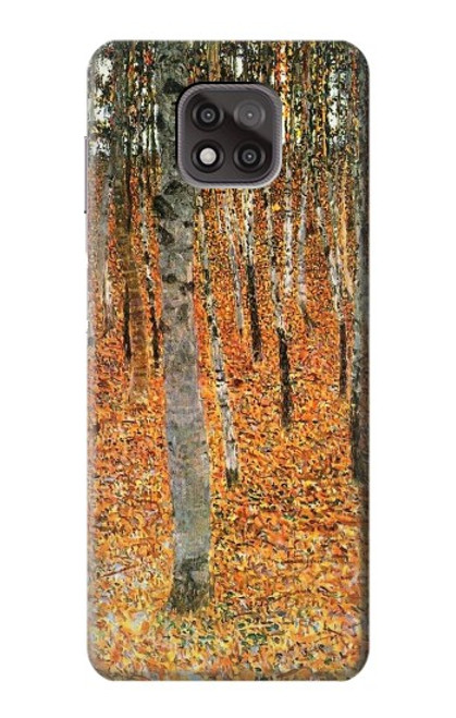 W3380 Gustav Klimt Birch Forest Hard Case and Leather Flip Case For Motorola Moto G Power (2021)