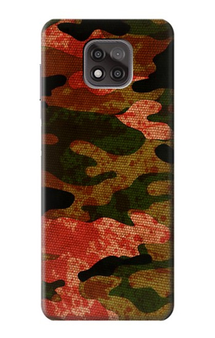 W3393 Camouflage Blood Splatter Hard Case and Leather Flip Case For Motorola Moto G Power (2021)