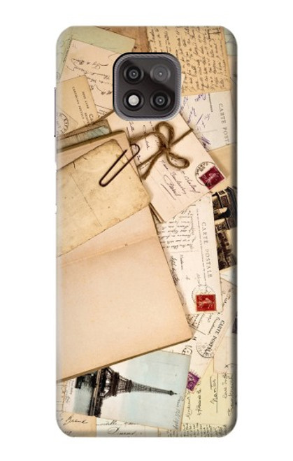 W3397 Postcards Memories Hard Case and Leather Flip Case For Motorola Moto G Power (2021)