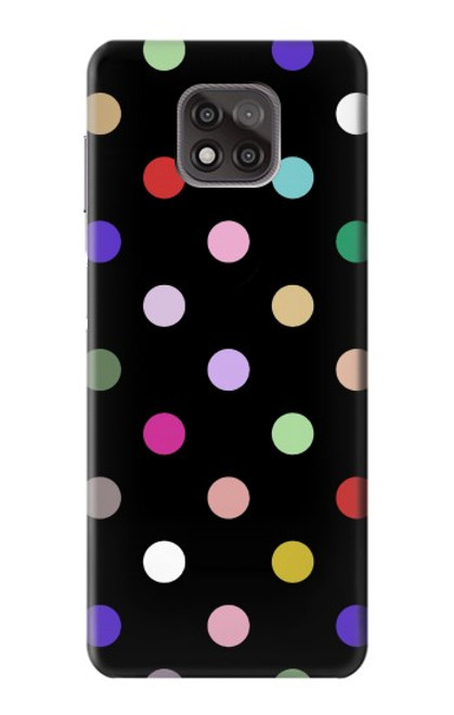 W3532 Colorful Polka Dot Hard Case and Leather Flip Case For Motorola Moto G Power (2021)