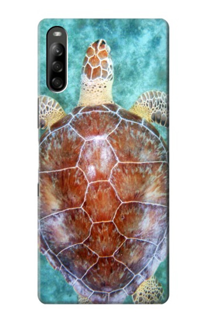 W1424 Sea Turtle Hard Case and Leather Flip Case For Sony Xperia L5