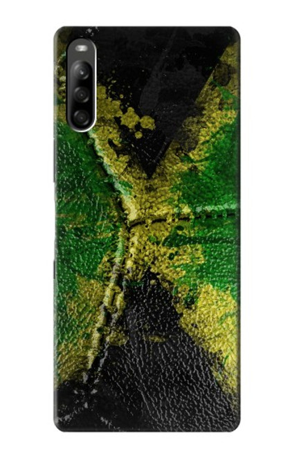 W3319 Jamaica Flag Vintage Football Graphic Hard Case and Leather Flip Case For Sony Xperia L5