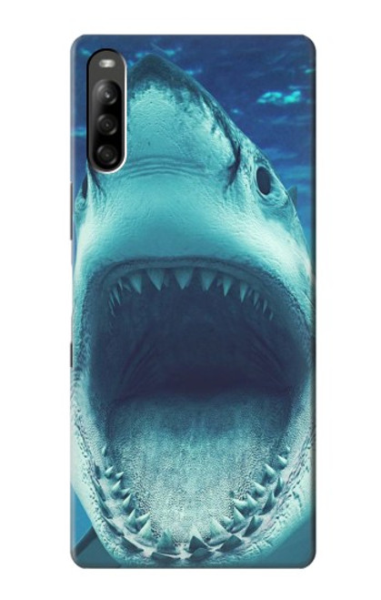 W3548 Tiger Shark Hard Case and Leather Flip Case For Sony Xperia L5