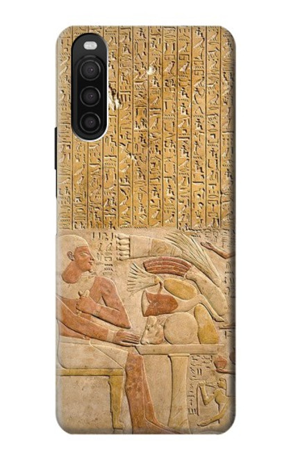 W3398 Egypt Stela Mentuhotep Hard Case and Leather Flip Case For Sony Xperia 10 III